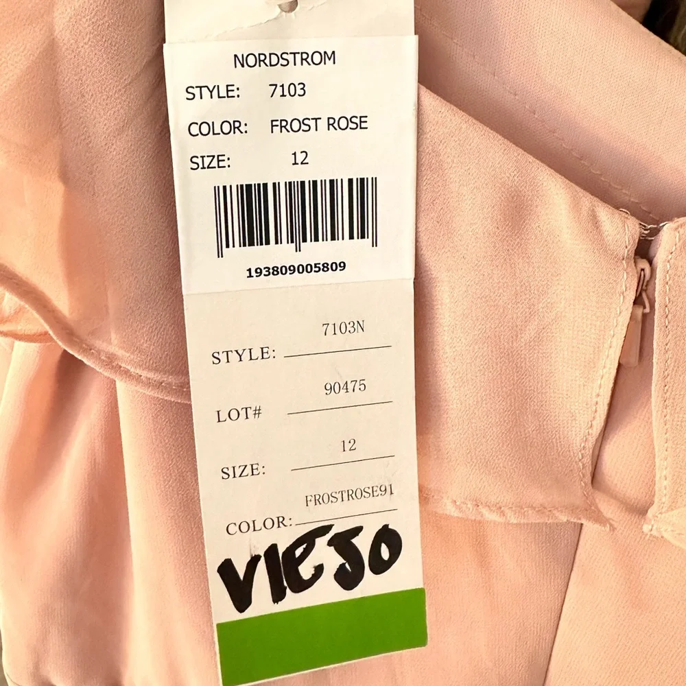 Brand: Levkoff Size 12 chiffon dress - Picture 3 of 9